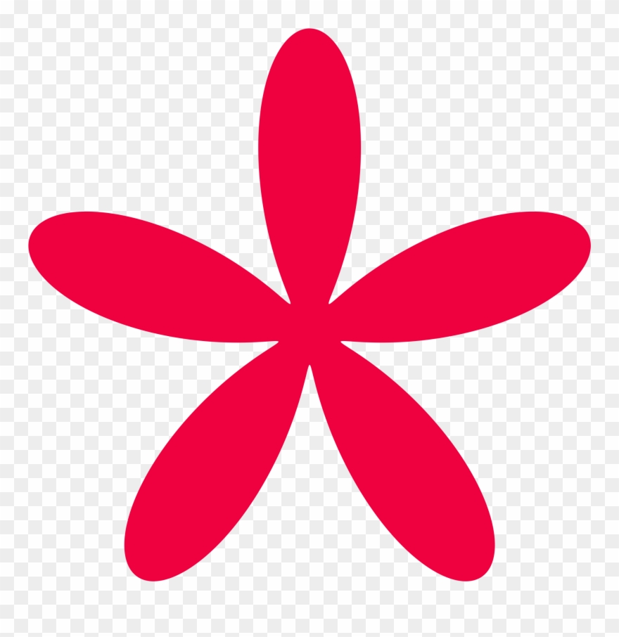 Hippie Flowers Clip Art - Transparent Flower Icon Gif - Png Download