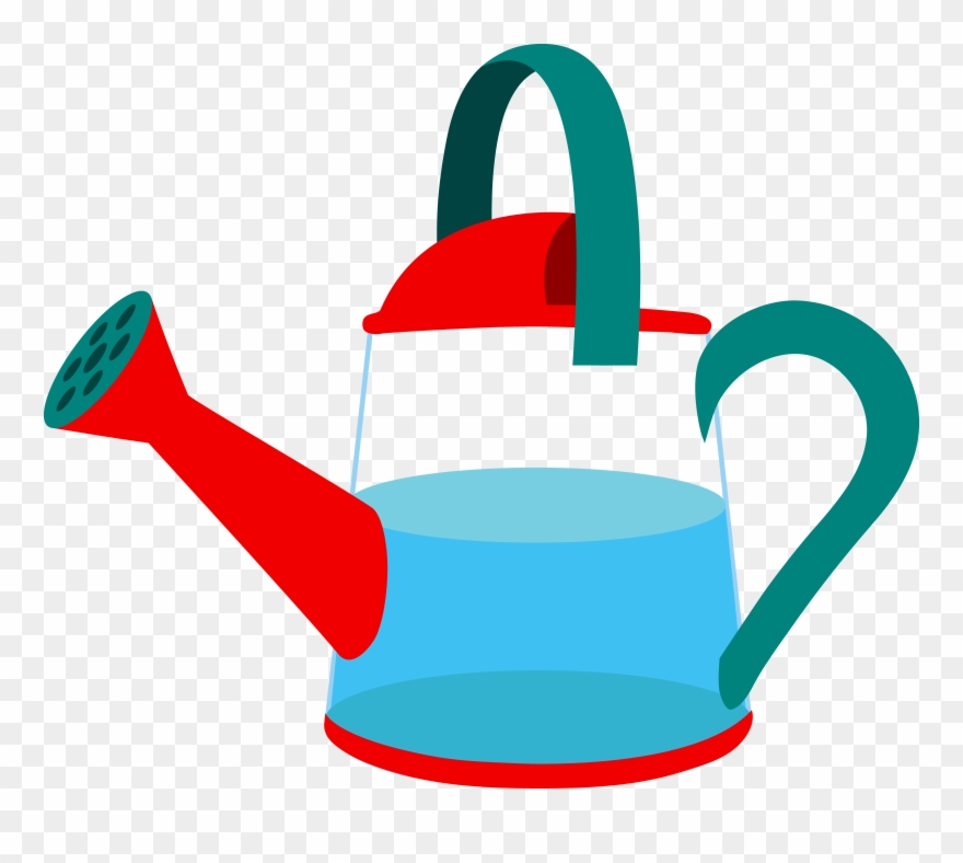Half Full Watering Can - Water Can Clipart - Png Download