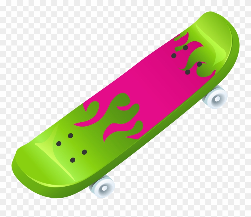 Free Skateboard Clipart Pictures - Clipart Transparent Background Skateboard - Png Download