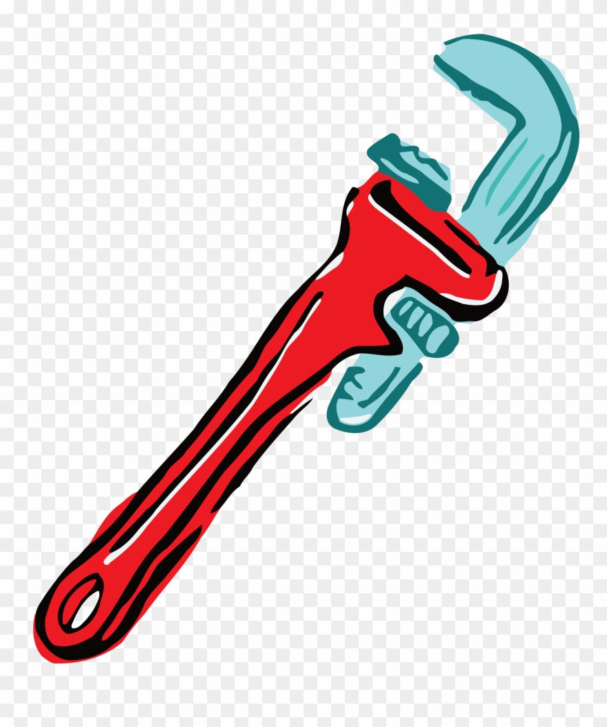Pipe Wrench Spanners Adjustable Spanner Monkey Wrench - Free Pipe Wrench Vector Clipart