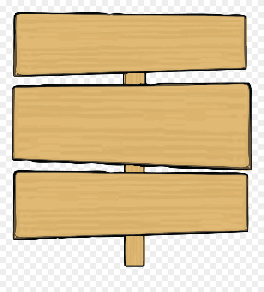 Sign Board Png Clipart Wood Sign Board Clip Art - Transparent Wooden Board Clip Art