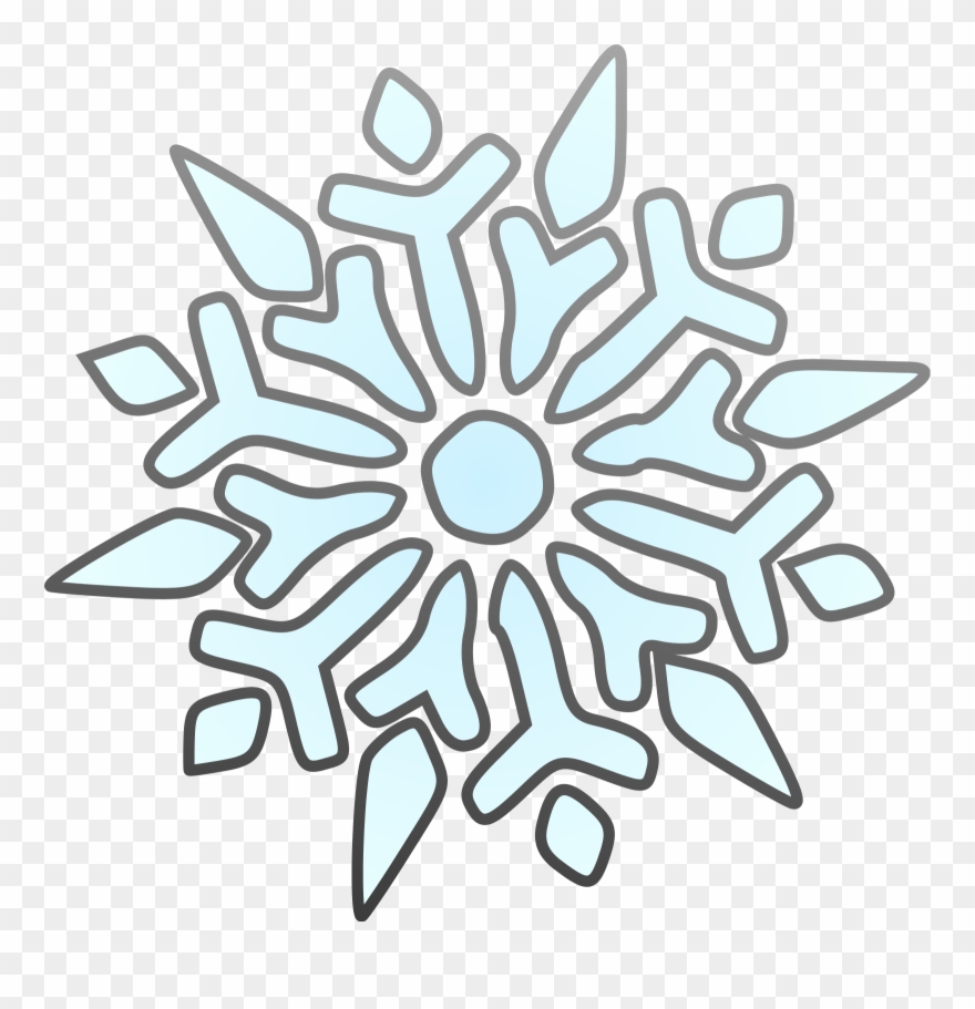 Snowflake Clip Art Download - Snowflake Clipart - Png Download