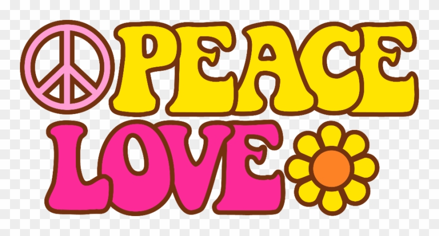 Clipart Images 70's - Hippie Png Transparent Png