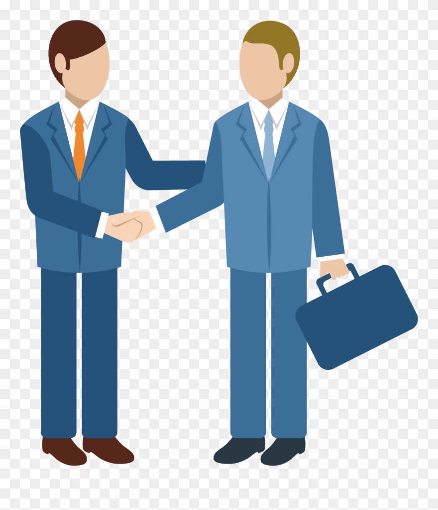 Customer Management Recruitment Meeting Clients - Businessman Shaking Hands Png Clipart