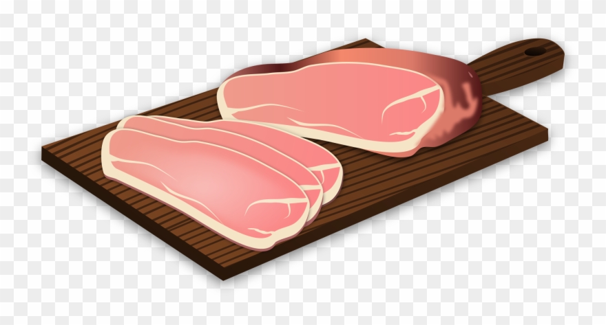 Ham Clip Art - Sliced Meat Clipart - Png Download
