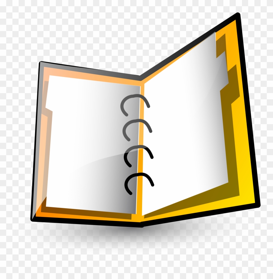 Landscape Clip Art Clipart - Open Binder Clip Art - Png Download
