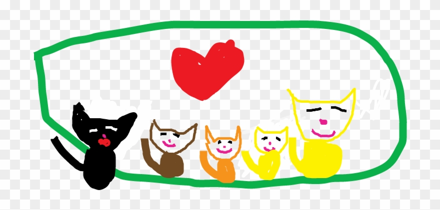 Once Upon A Time There Was A Cat Named Jeni - Cartoon Clipart