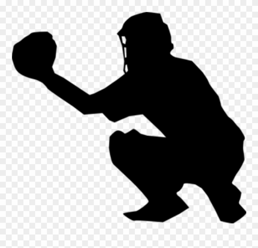 Clip Art Royalty Free Library Catcher Clipart - Sports Background For Ppt - Png Download