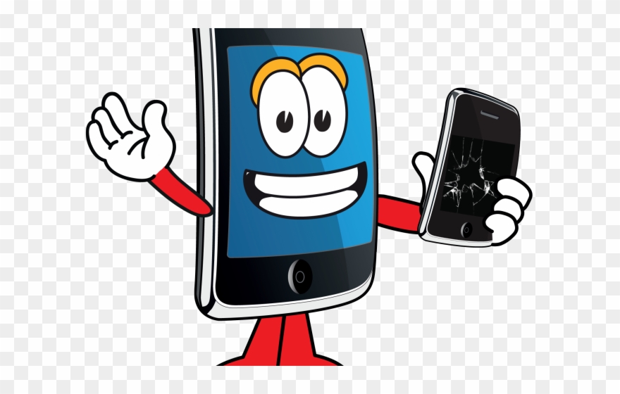 Software Clipart Cellphone Repair Shop - Cartoon Repair Phone Png Transparent Png