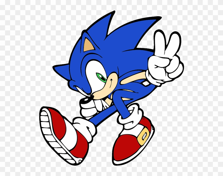 Cartoon Hedgehog Cliparts - Sonic The Hedgehog - Png Download