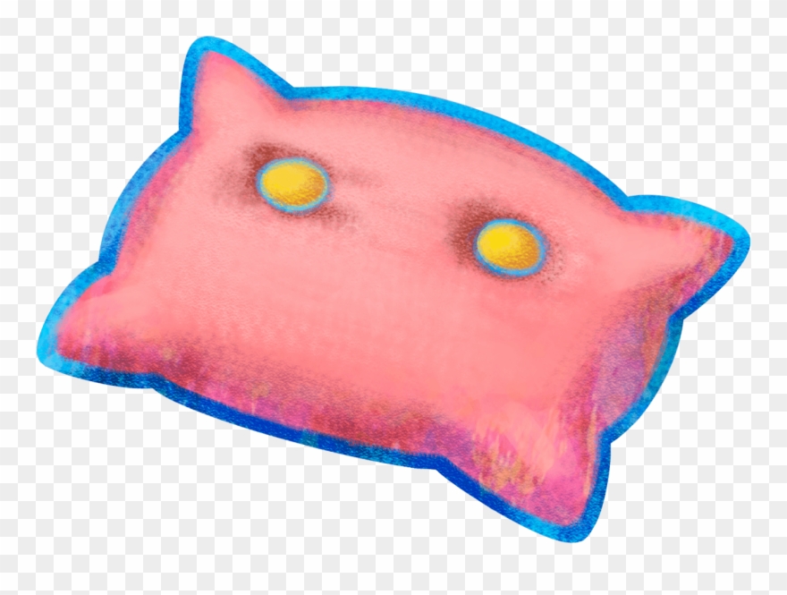 A Pink Pillow From Mario & Luigi - Pillow Mario And Luigi Clipart