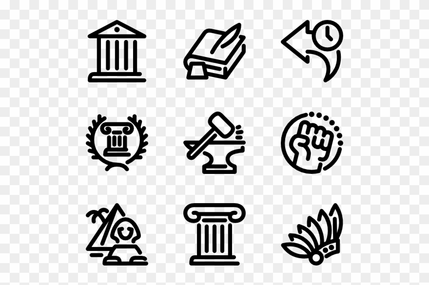 History - Bed And Breakfast Icons Clipart