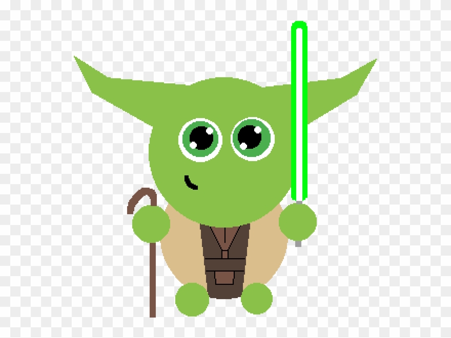 Yoda - Cartoon Clipart