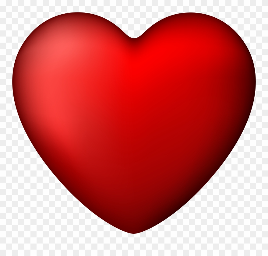 Heart Red Transparent Clip Art Image - Png Download