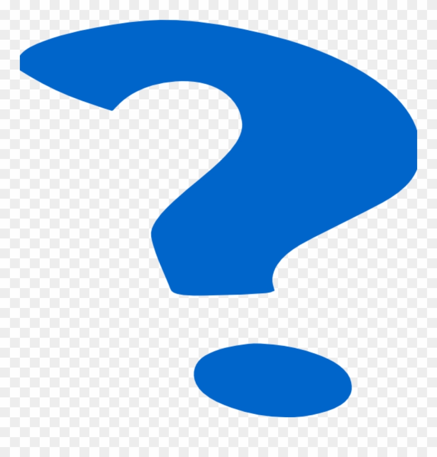 Help I'm Not A Geek - Blue Question Mark Png Clipart
