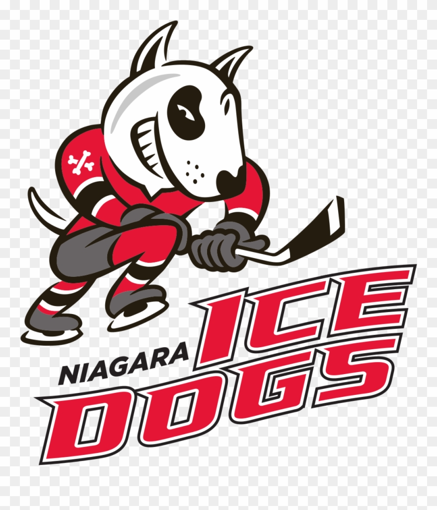 Cameron Bisson Niagara Ice Dogs - Niagara Ice Dogs Logo Png Clipart