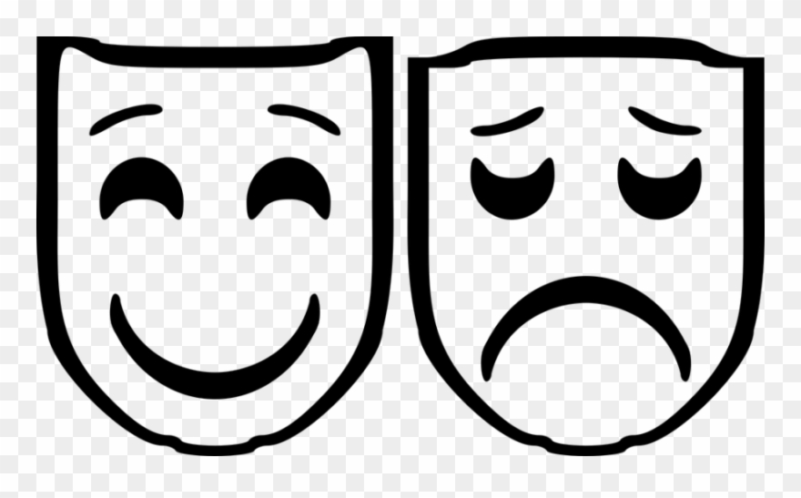 High School To Celebrate Second Annual Abcd Week - Comedy And Tragedy Clipart - Png Download