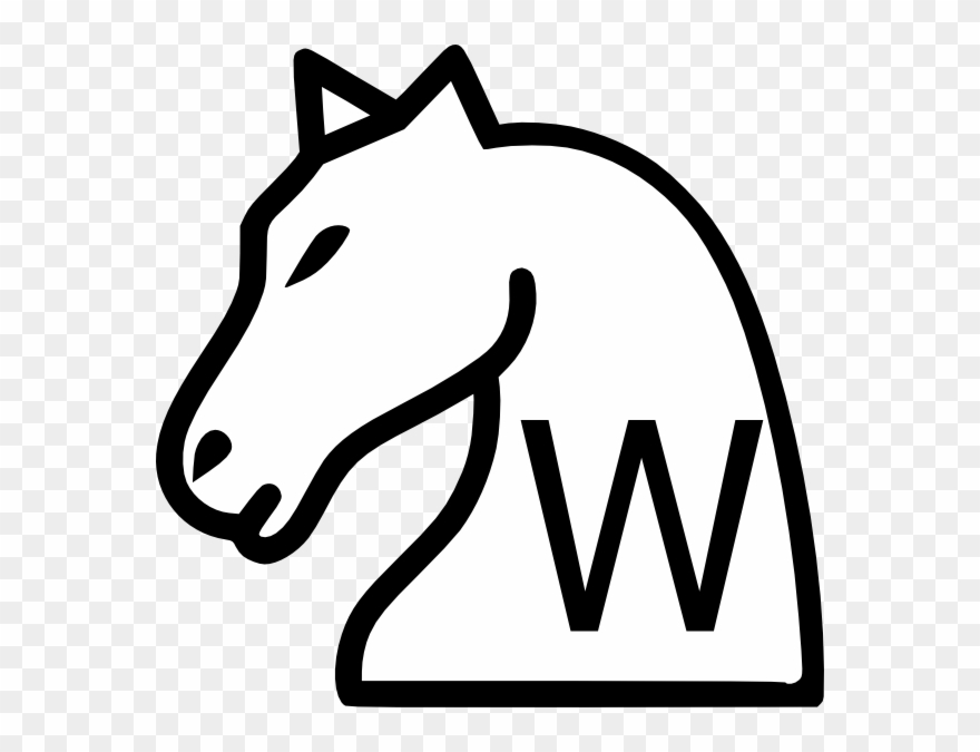 White Knight Chess Piece Png Clipart