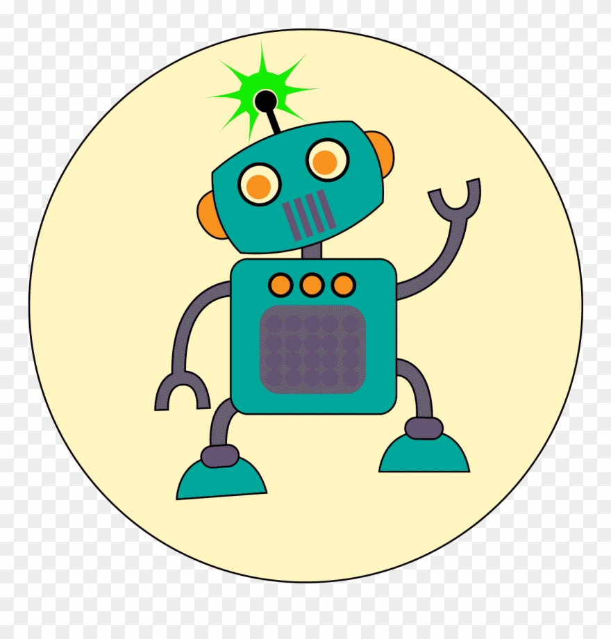 Scholars Bowl Club Logo - Robot Clipart