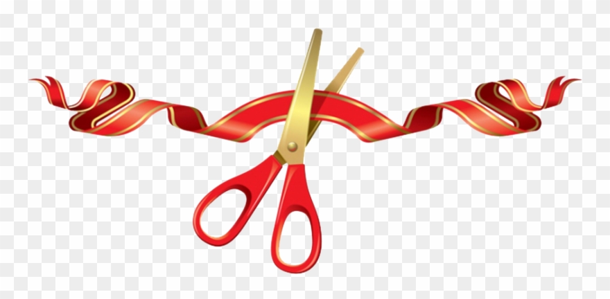 Opening Ribbon Cutting Png Clipart