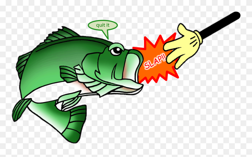 Slap - Slap The Bass Fish Clipart