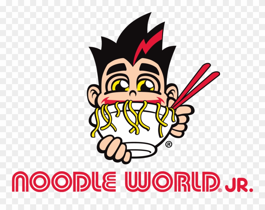 Now Open - Noodle World Logo Clipart