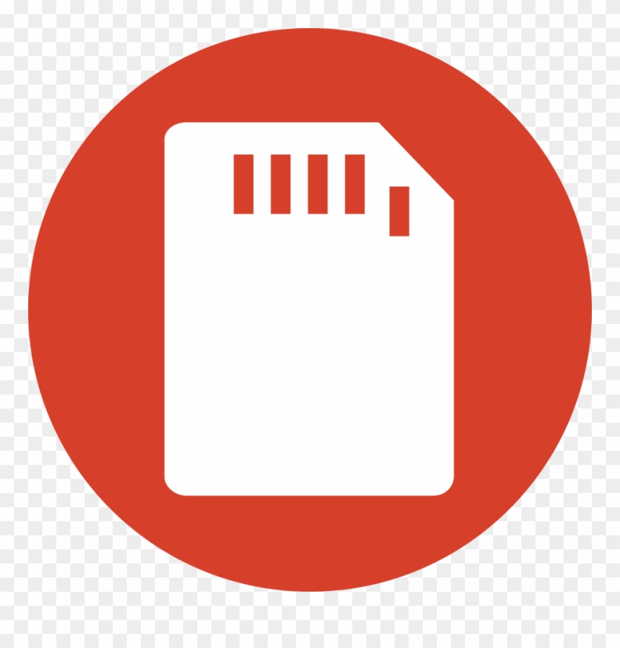 Icon Memory And Storage - Youtube Logo Vector Png Clipart