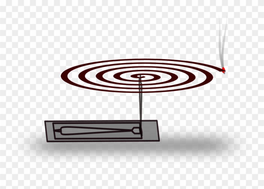 Mosquito Coil Vector Clipart