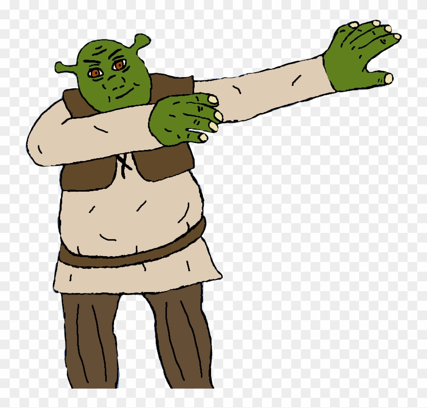 Epic Gamer Wow Dap Dabbing Shrek Nigerian Budapest - Dabbing Epic Gamer Clipart