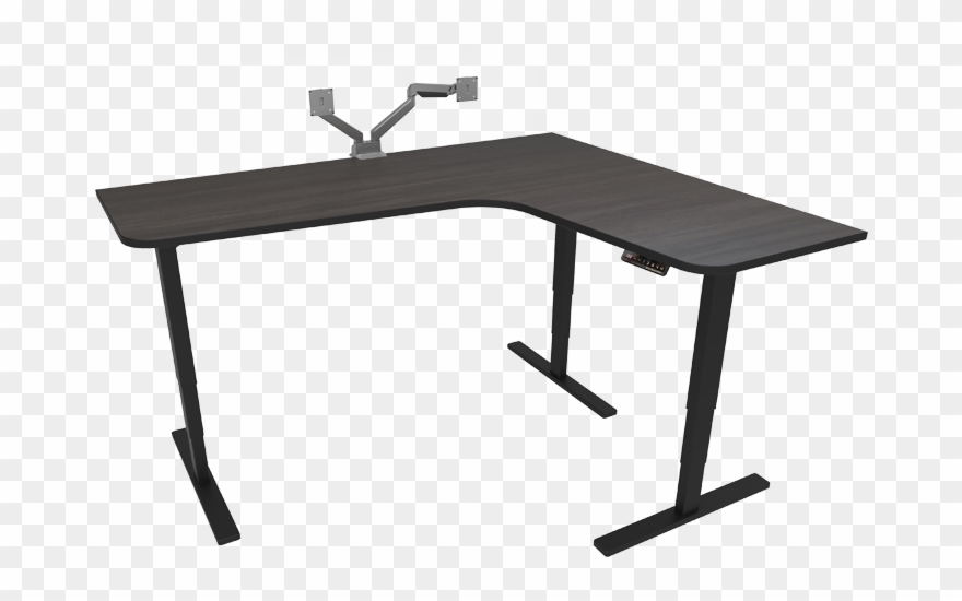 Gaming Desk Png Clip Art Download - Corner Gaming Desk Transparent Png