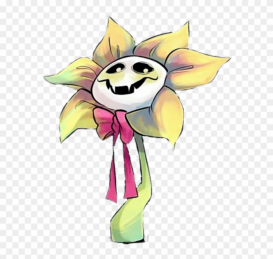 Report Abuse - Undertale Flowey Anime Style Clipart