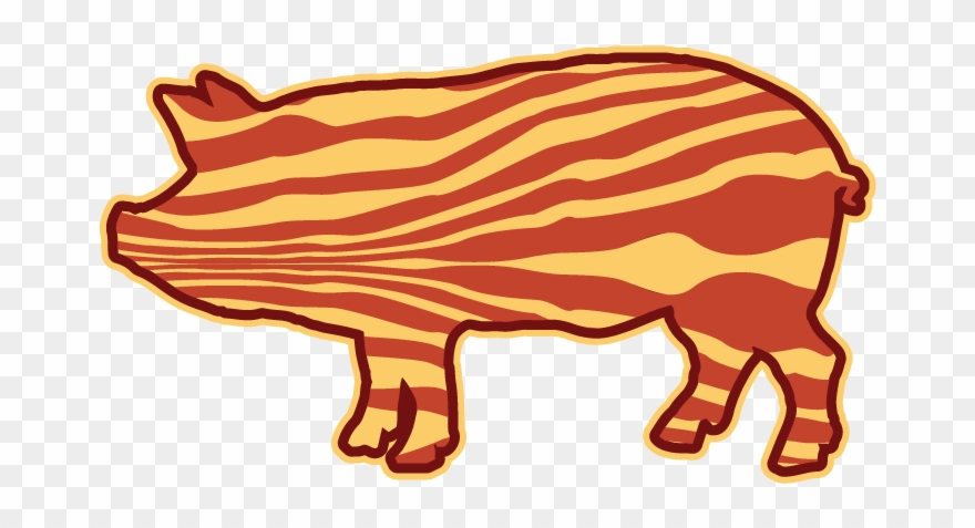 Picture Black And White Stock Bacon Outline Paleo Meat Clipart