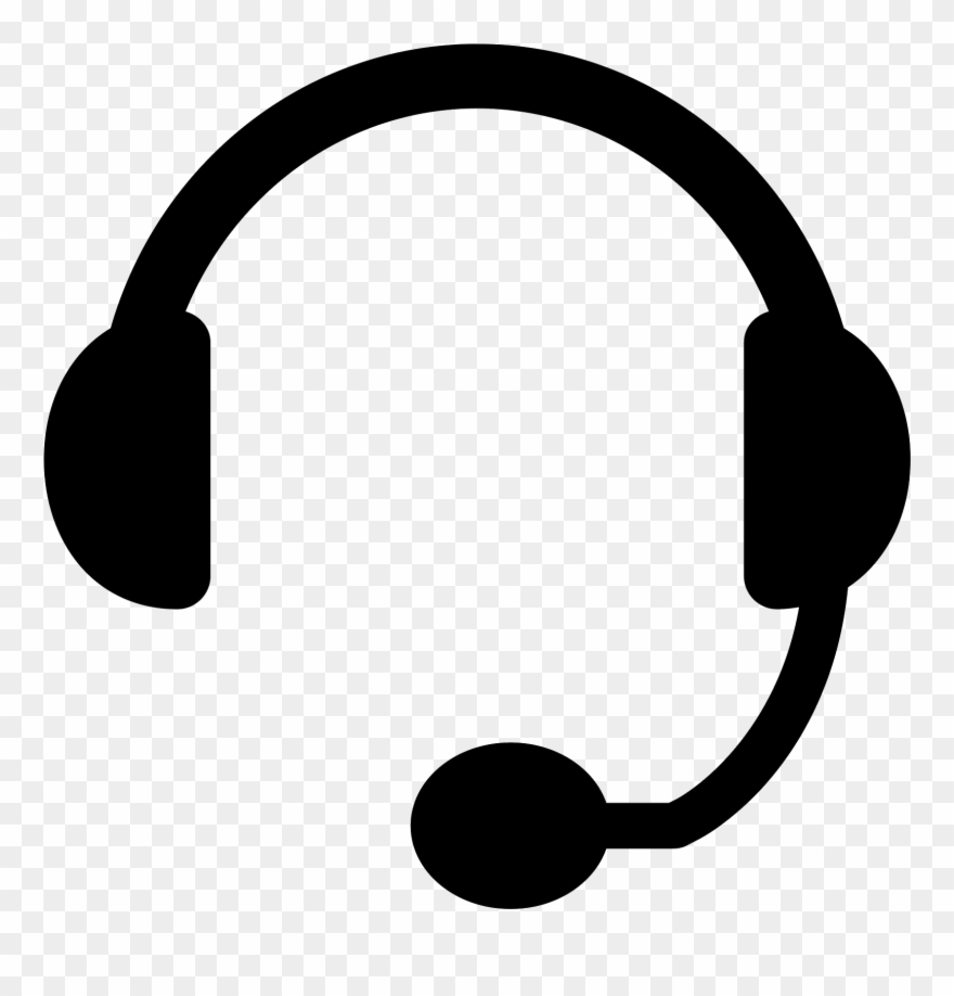 Gaming Clipart Transparent Background - Headset Icon Png