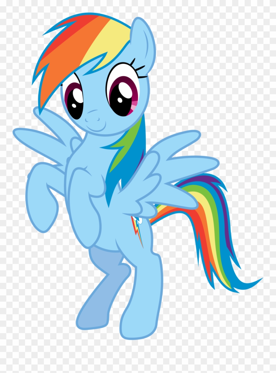 Rainbow - Rainbow Dash Is Best Pony Clipart