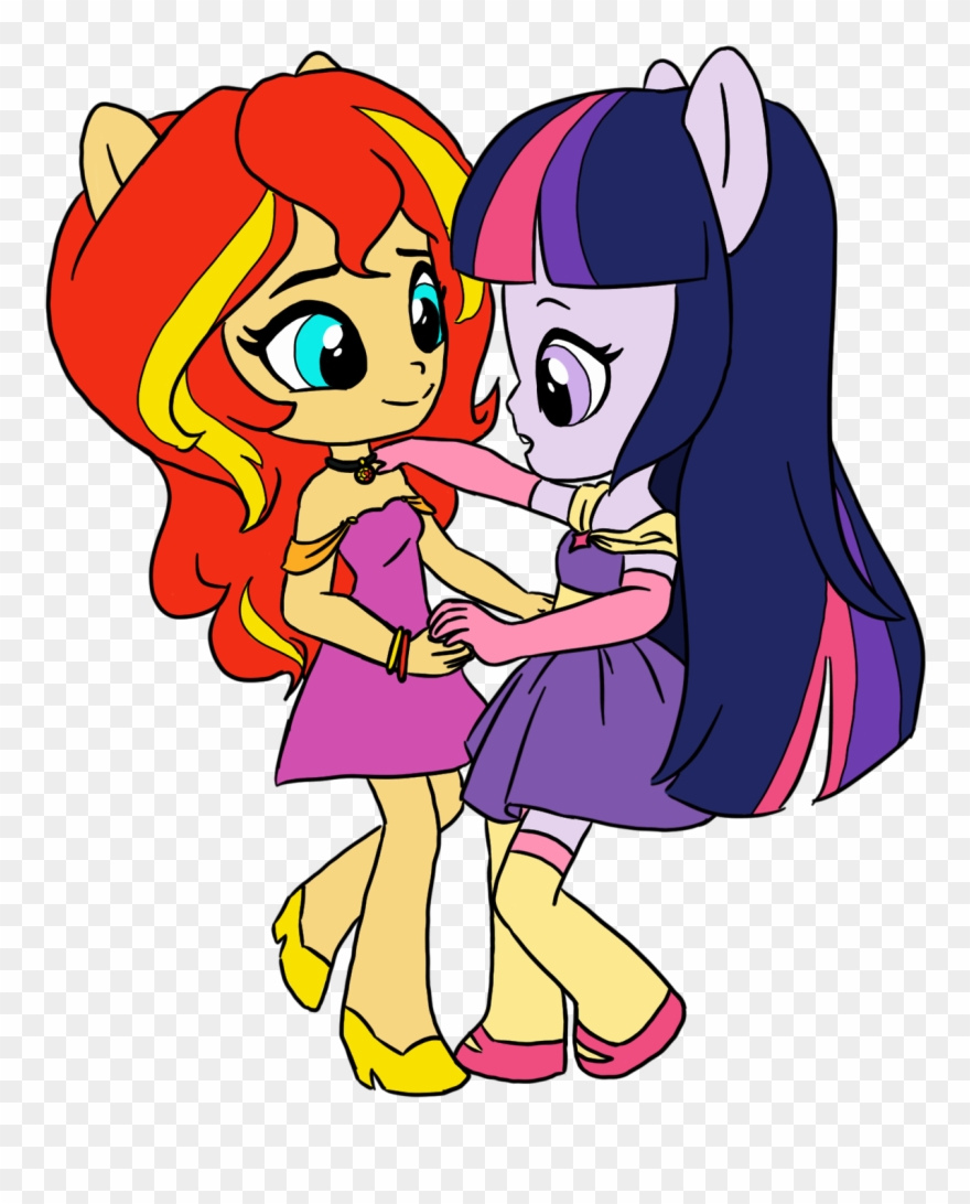 Black And White Aunt Clipart Super - Equestria Girls Minis Art - Png Download