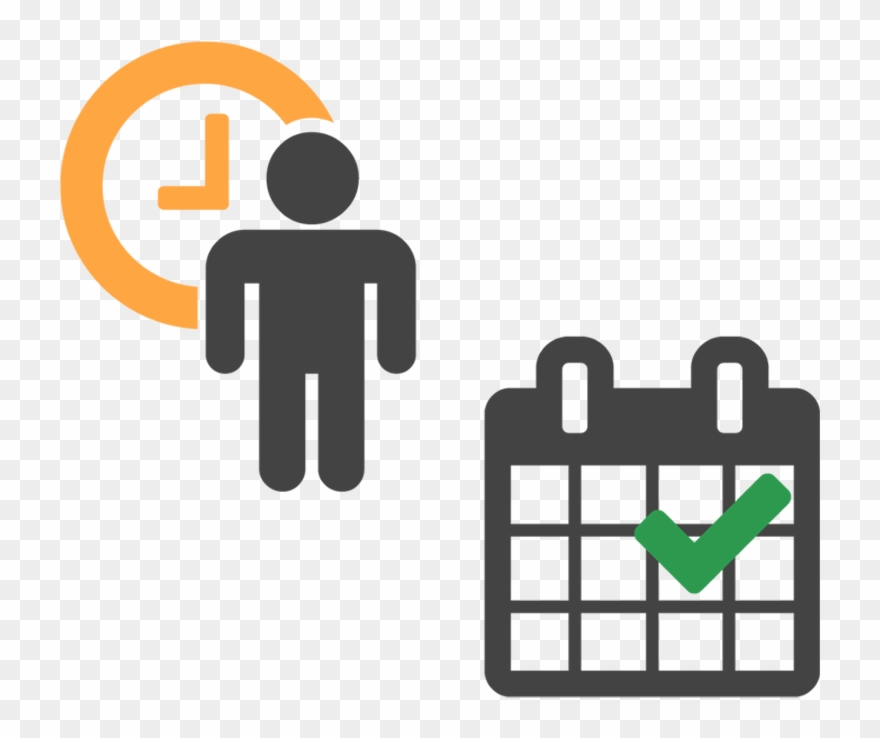 Manage Employees - Blue Icon Calendar Png Clipart