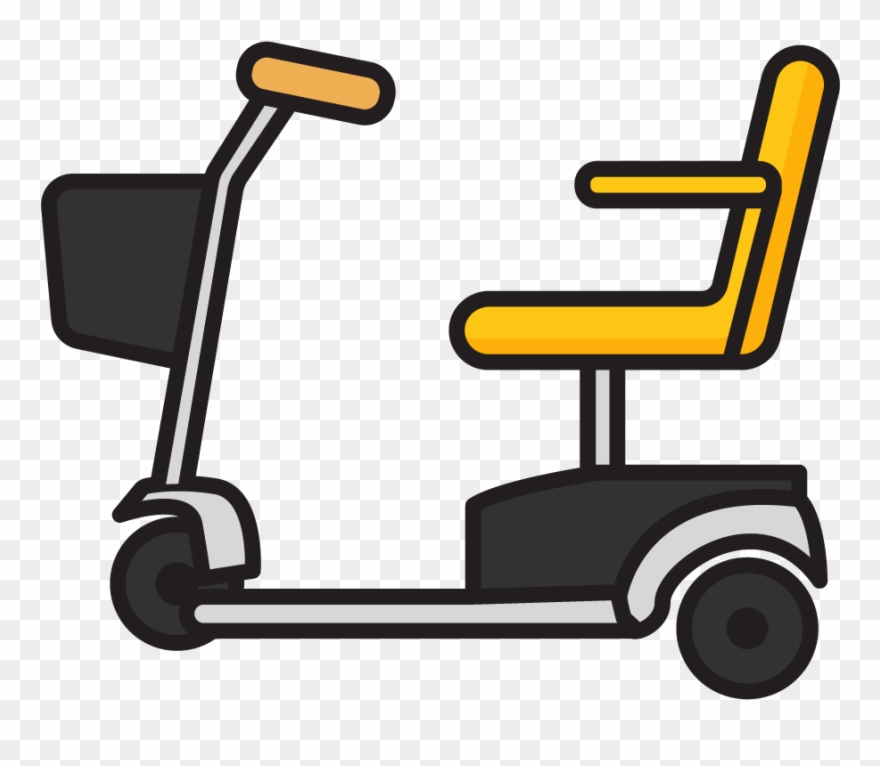 Stand - Mobility Scooter Clipart - Png Download