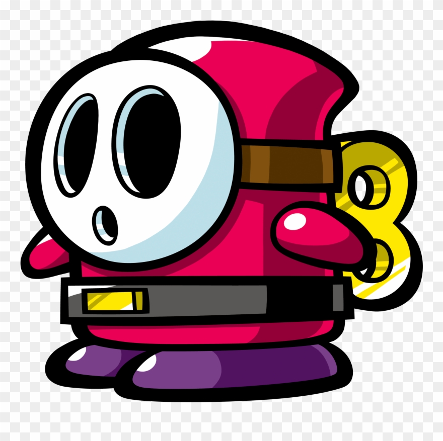 Mario Clipart Mini - Mini Mario Shy Guy - Png Download