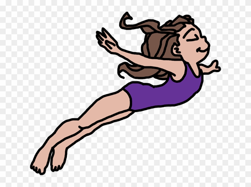 Girls And Boy In The Pool - Transparent Girl Swimming Cartoon Clipart