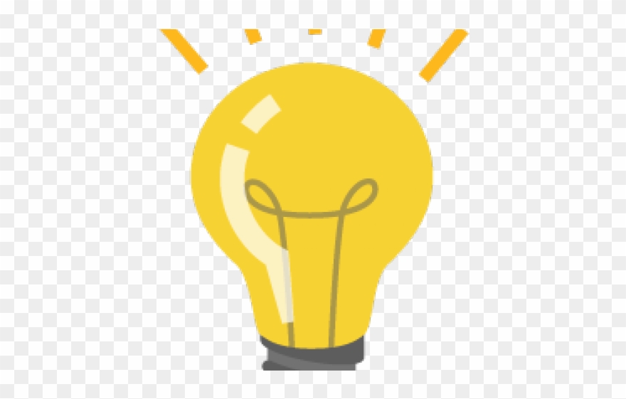 Light Bulb Clipart Knowledge - Incandescent Light Bulb - Png Download