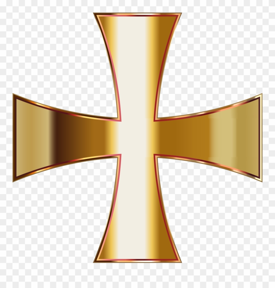 Gold Maltese Cross No Background Icons Png Free Png Clipart