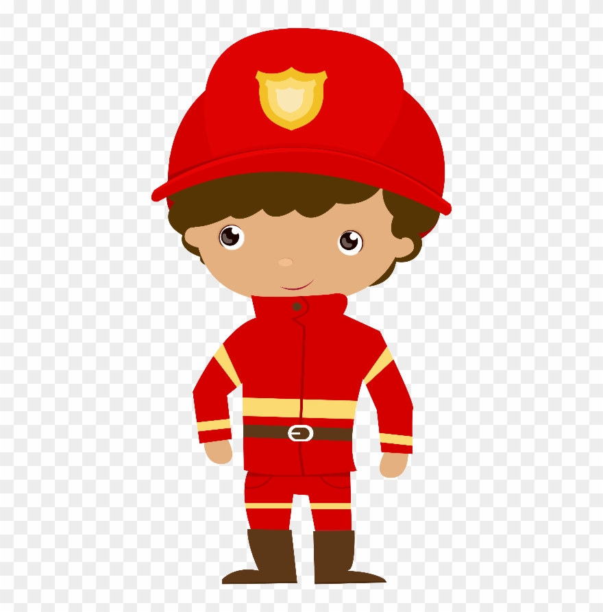 Bombeiros E Pol Cia Minus Dibujos Pinterest - Bombeiro Desenho Png Clipart