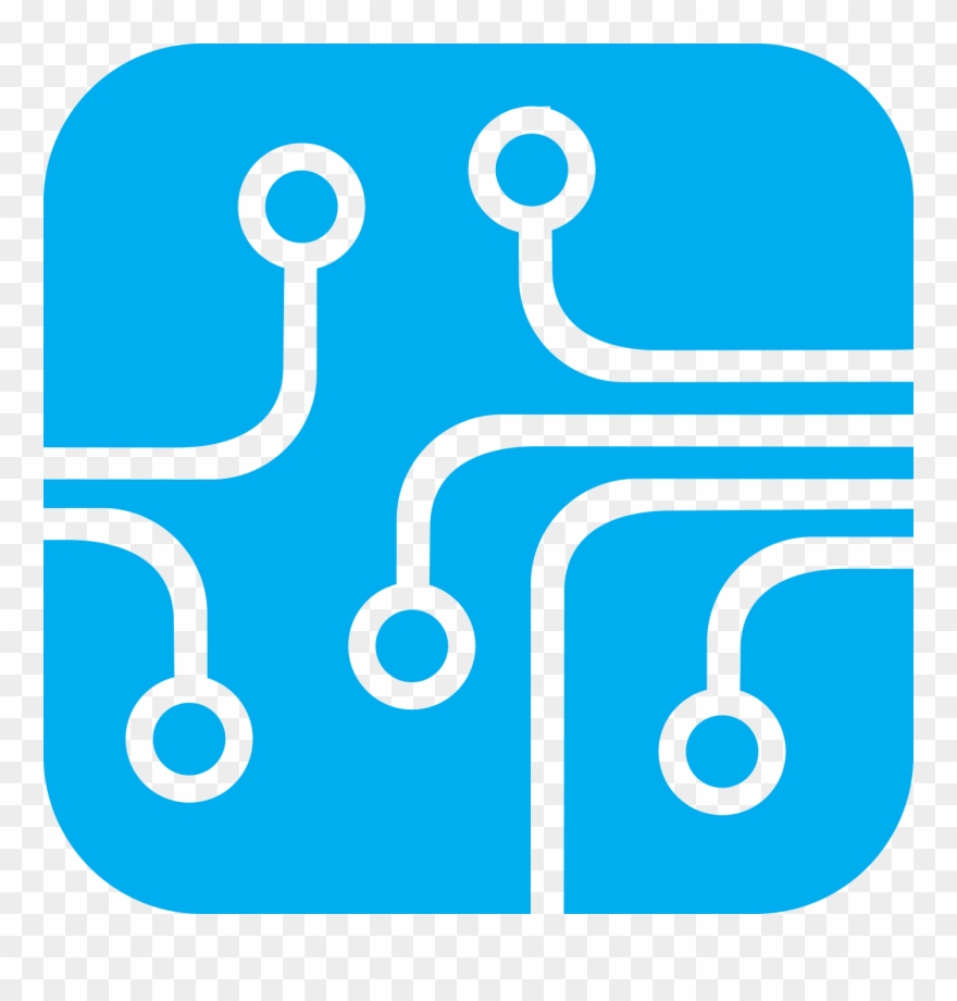 Blue Circuit Boards - Png Technology Icon Clipart