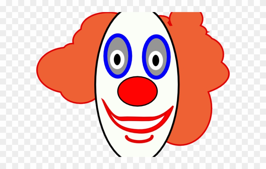 Cartoon Clown Face Png Clipart