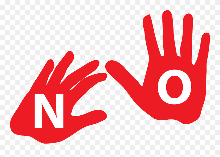 What - Just Say No Clipart