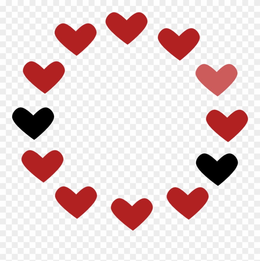 Encircled Love Heart Firebrick Marriage Equality I - Heart In Circle Shape Clipart