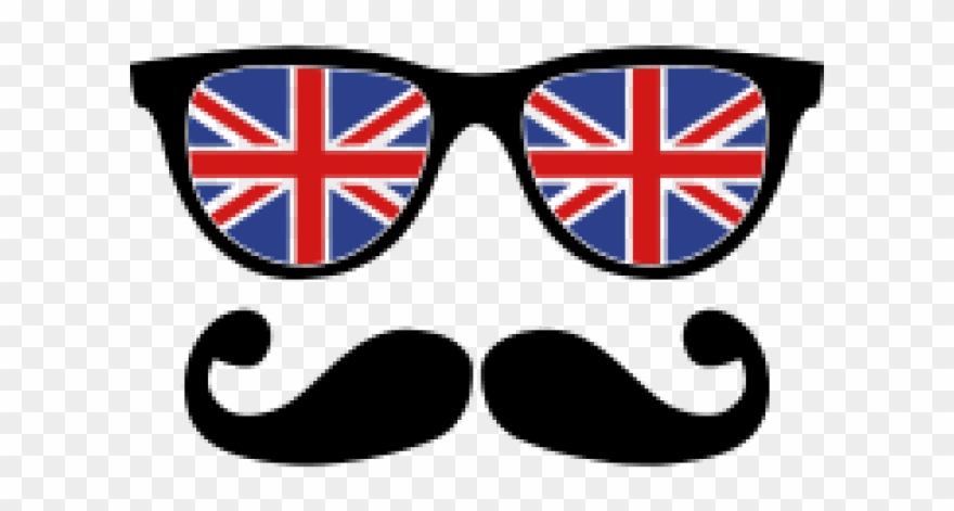 Moustache Clipart Nerd Glass - London Moustache Glasses Nerd S T Shirt - Png Download