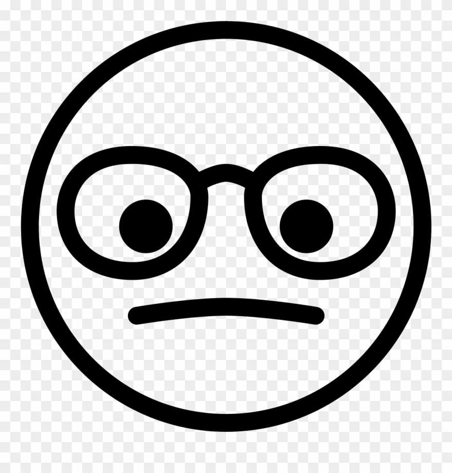 It's A Logo To Represent A Nerd - Icono Nerd Png Clipart