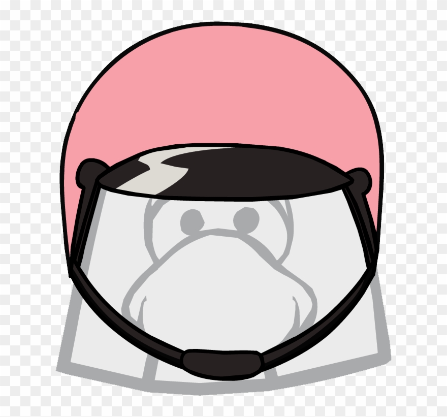 Lela's Bike Helmet - Red Deer Hat Club Penguin Clipart