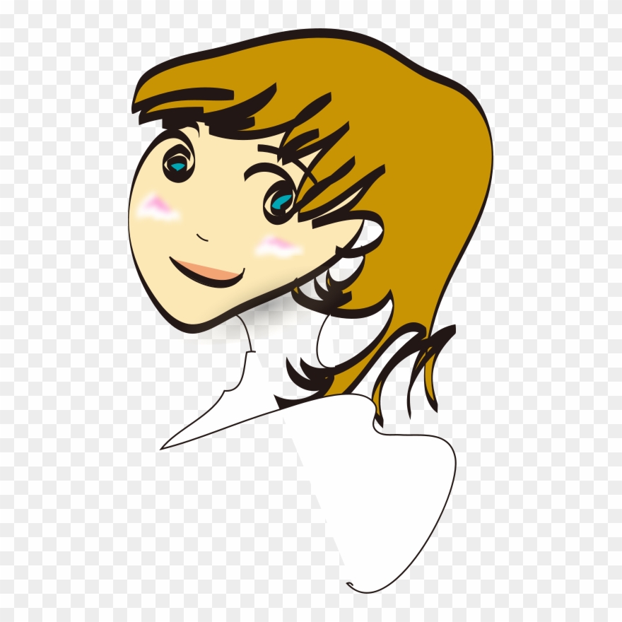 Girlface2 Clip Art - Baby Girl Clip Art - Png Download